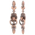 thumbnail image 2 of Pendant Handle, 2 Sets  Pull Round Single Hole Handles Easy To Install, Convenient To Install And Disassemble  Pull, For Drawer Furniture Wardrobes 231 Large Antique Copper, 2 of 8
