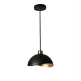 thumbnail image 2 of Luna Bella Pendant Light Small Matte Black Weathered Brass, 2 of 10