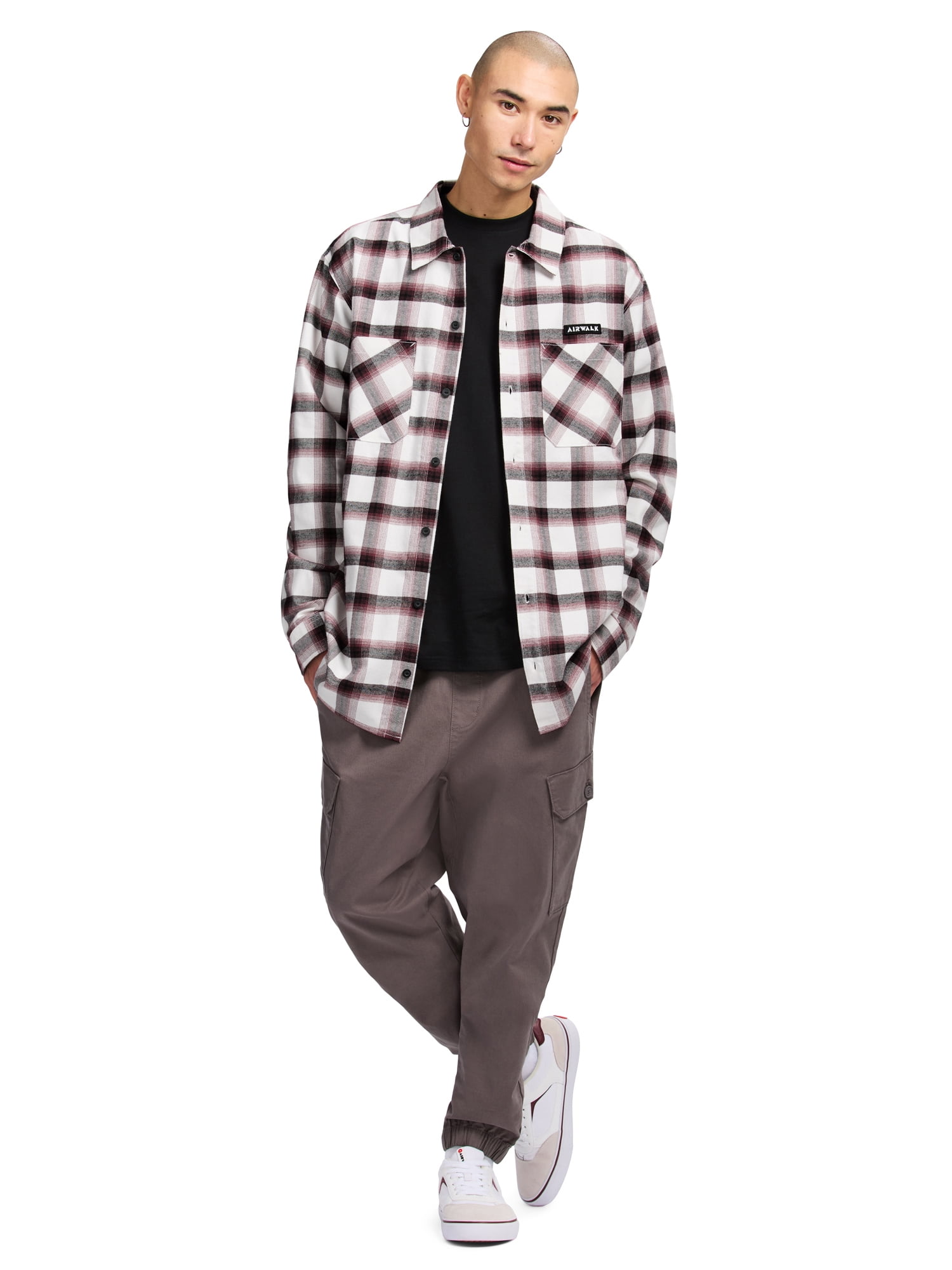 Airwalk Men's & Big Men's Long-Sleeve Flannel Shirt, Sizes XS-3XL
