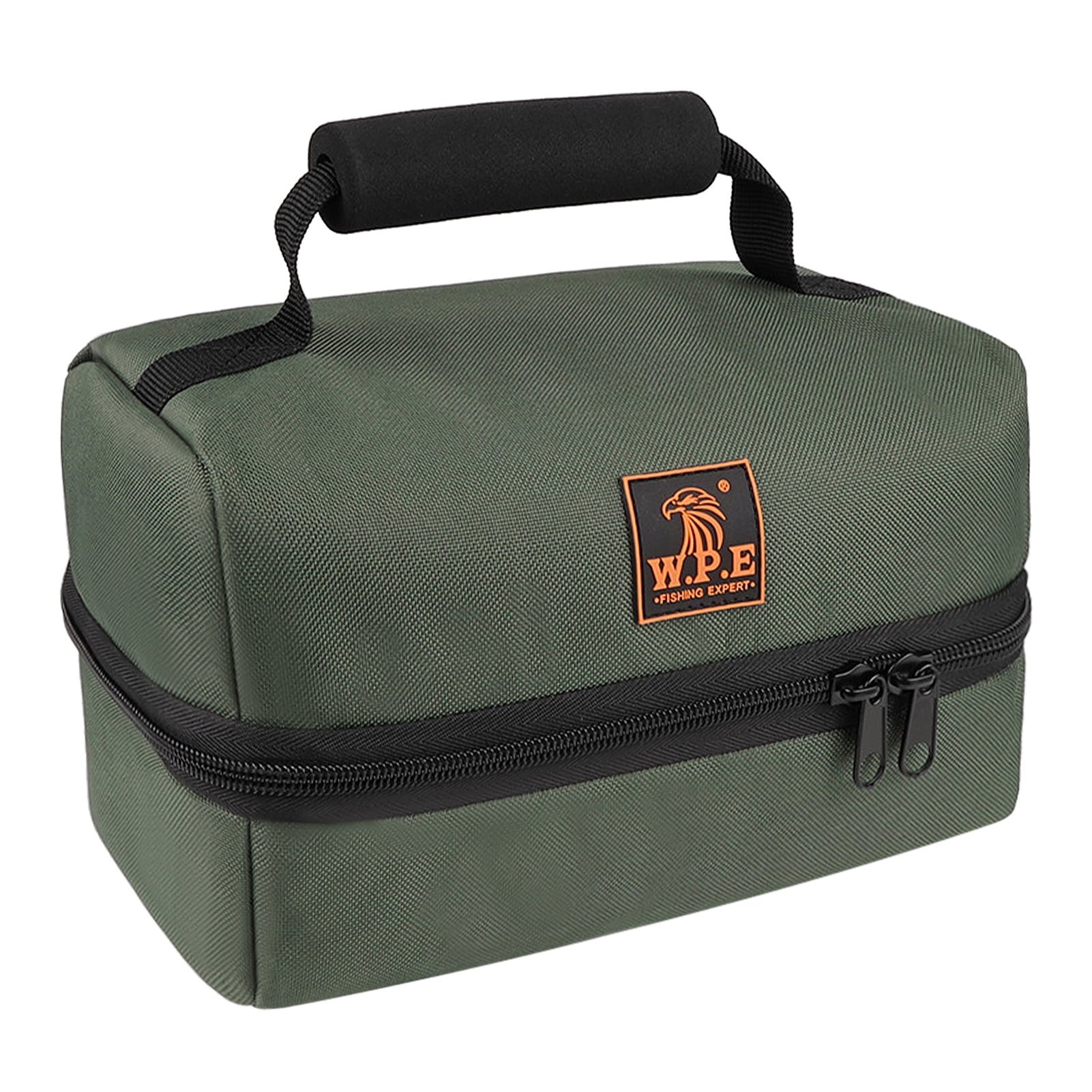 Waterproof Fishing Tackle Bag 2Layer Fishing Lure Reel Storage Bag