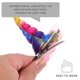 thumbnail image 5 of 2pcs Unicornio Cuerno Cuerno Clips de pelo Horquillas de dibujos animados Bebé Accesorios para el cabello, 5 of 5