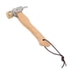 thumbnail image 2 of Martillo para acampar, Mini mango de madera, diseño de cabeza con orificio, martillo multifuncional portátil con cordón de cobre y acero inoxidable, 2 of 10