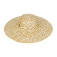 thumbnail image 4 of Sombrero con protección solar de paja para trabajo, correa ajustable para la barbilla, ligero, funcional, multiusos, transpirable para jardinería, Diámetro 45cm, 4 of 8