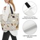 thumbnail image 3 of Balery Dog Animal Bolsa Tote Estilo Estético con Cremalleras, Bolsa de Hombro, Bolsa de Compras Grande y Plegable, 3 of 8