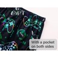 thumbnail image 6 of Beezizac Boys' Pajamas Set Iridescent Game Controller Short Sleeves 2-Piece PJs Trendy Sleepwear for Kids Size 14, 6 of 7