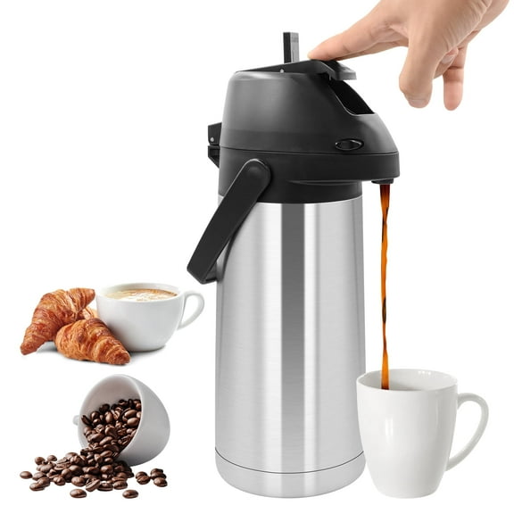 68oz Thermal Coffee Carafe, Stainless Steel Vacuum Insulated Coffee Thermos for Hot and Cold Beverage