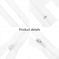 thumbnail image 4 of 100 Pcs Fermetures Éclair Invisibles en Nylon pour Couture de Sacs DIY Vêtements Artisanat, 4 of 8
