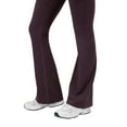 thumbnail image 7 of YITTY Active Women's Ultraluxe Kick Flare High Waist Legging, Athleisure, 4-Way-Stretch, Deep Plum, XS, Regular | 32" Inseam, 7 of 7