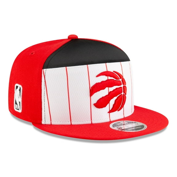 Men's New Era  White/Red Toronto Raptors 2025 NBA Tip Off Split Panel 9FIFTY Snapback Hat