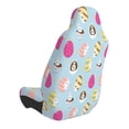 thumbnail image 2 of Fuzoiu Happy Easter Print Elastic Car Seat Covers, Seat Cover Protector,Universal Fit Interior Covers for Most Cars,Washable Seat Cover Non Slip for SUV,Sedan,Van, 2 of 5