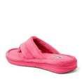 thumbnail image 2 of Dearfoams Women's Wrenley Terry Thong Flip Flop House Slipper, 2 of 6