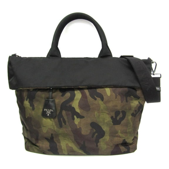 Pre-Owned Prada Reversible BR4521 Women's Nylon,Leather Handbag,Shoulder Bag... (Good)