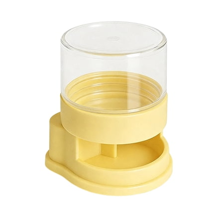 Reptile Gecko Automatic Water Dispenser 50ml (Yellow) - Auto - Filling, Leak - Proof, Easy - to - Clean, for Leopard Geckos, Crested Geckos, Bearded Dragons, Small Reptiles, Amphibians