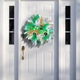 thumbnail image 1 of Día de San Patricio Festival Irlandés Decoración para colgar puertas | Colgante de corona de guirnalda de cinta | Diseño festivo | Duradero y resistente a la decoloración | Incluye cadena de lámparas, 1 of 6