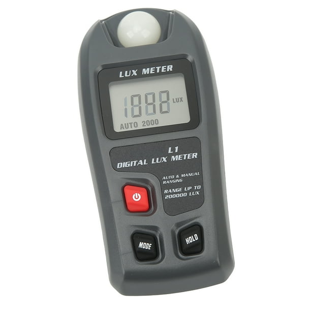 Luxómetro, Medidor De Iluminancia Fácil Operación Pantalla Digital 0.01-20000FC Para Pruebas