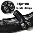 thumbnail image 4 of CHICVOMEY Mesh Mary Jane Shoes for Women Breathable Ballet Flats with Buckle Fashion Fishnet Flats for Women Casual & Work Fashion Flats, 4 of 9