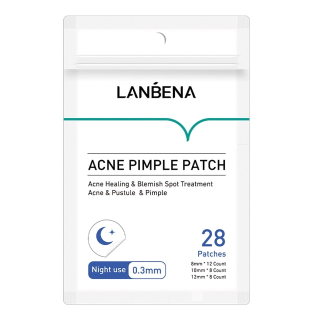 Beleza, Cuidado e Higiene LANBENA Acné Pimple Patch Invisible Acne Removal Acne Stickers Blemish LANBENA Uso nocturno