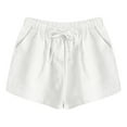 thumbnail image 5 of JIKNTTR Trendy Casual Shorts For Women High Wide Casual Leg Shorts Waist Loose Thin Pants Womens Sweat Shorts, 5 of 8