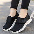 thumbnail image 3 of Women's Diabetic Shoes Wide Width Edema Shoes Breathable Memory Foam Lightweight Walking Sneakers for Elderly Swollen Feet, 41, 3 of 8