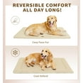 thumbnail image 2 of Made4pets Washable Dog Bed for Size Dogs, Reversible Foam Floor Dog Mat, 35*23, Beige, 2 of 7