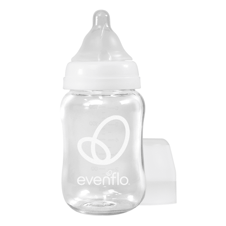 Evenflo Balance+ Wide Neck Glass Bottles, 6 oz, 3-Pack photo 2