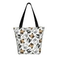 thumbnail image 3 of Horeoi French Bulldog3 Print Shoulder Bag for Women Large Capacity Zipper Tote for Shopping Beach Travel Gym with Inner Pocket, 3 of 7