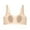 Beige, variant on Minimizer Bra Thin Seamless Rabbit Ear Bra With Breathable Fabric Push Up Soft Support Summer Underwear