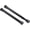 Black-2 Pcs, variant on 2 Pack Small Spring Tension Curtain Rods 7.5 to 11.5 Inch, Adjustable No Drill Window Rod, Closet Cupboard Thin Rods, Black