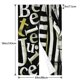 thumbnail image 4 of Cortina de puerta Beetlejuice para entrada, cortina opaca con estampado de patrón, cortina divisoria para habitación, tapiz para decoración del hogar, 34" de ancho x 56" de largo, 4 of 7