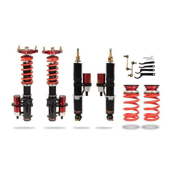 Pedders PED-164099 Extreme XA Remote Canister Coilover Kit pour 2015-2019 Ford Mustang S550 Sans Magnéride