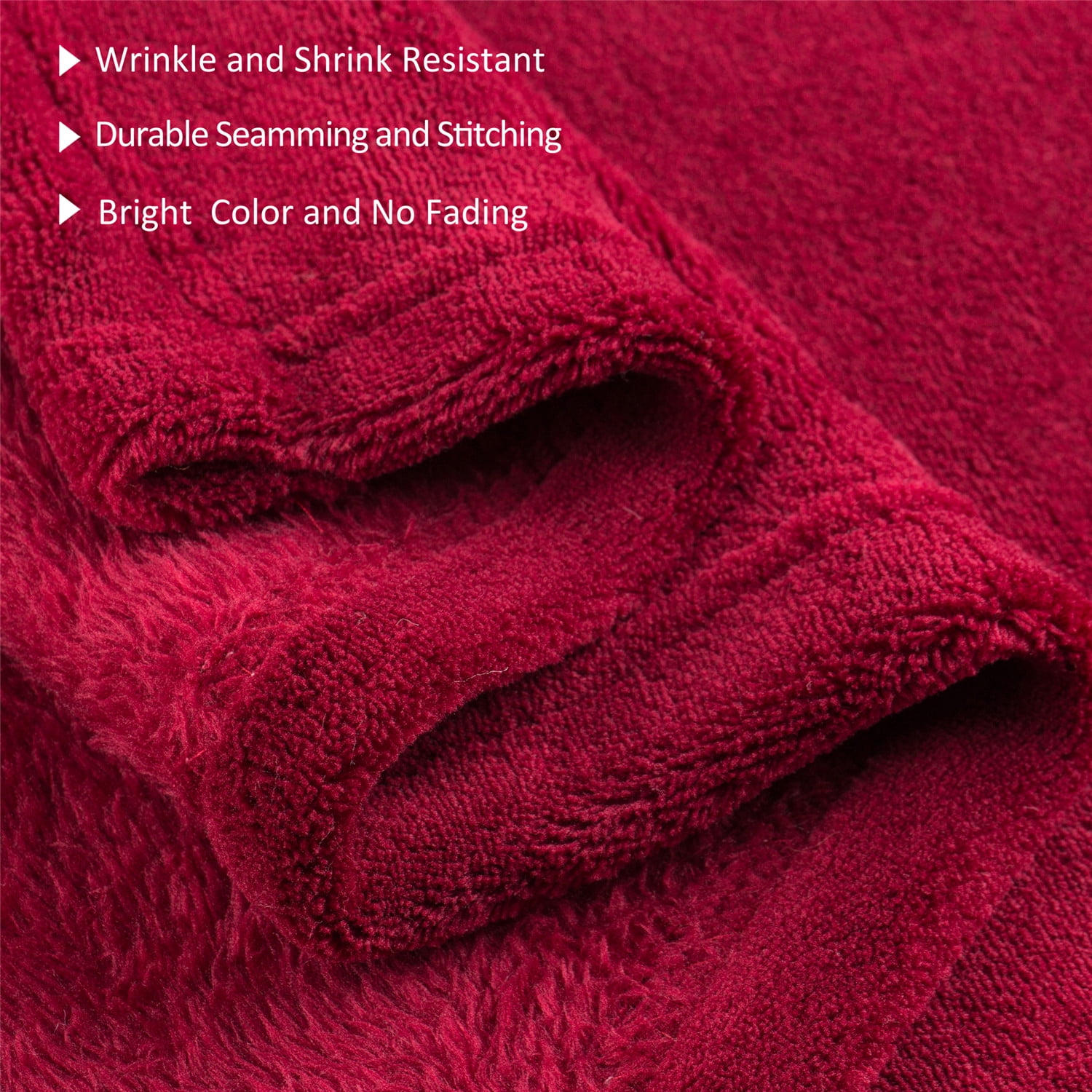 Throw Blanket 50"x60" Soft Flannel Fleece Lap Throw Blanket for Sofa Couch Travel (2 Pack)