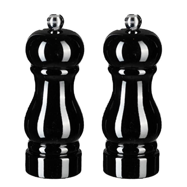 Salt And Pepper Grinder Set,manual Pepper Mills With Adjustable Coarseness, Refillable Spice Grinders High Quality