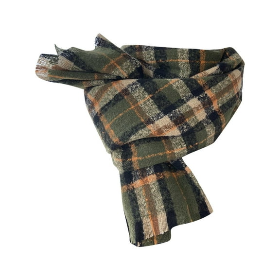 Yuanlong Winter Scarves Autumn Long Classic Tassel Plaid Warmth Shawls And Wraps Cozy Neckwear Ladies Blanket Capes Scarf