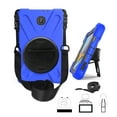 thumbnail image 2 of KIQ Shield Series for Samsung Galaxy Tab A 8.0 Case 2018 , Shockproof 360 Rotatable W/ Kickstand Hand Strap Shoulder Cover for Galaxy Tab SMT387v Tab A Verizon Case 8.0 SM-T387 [Blue], 2 of 9