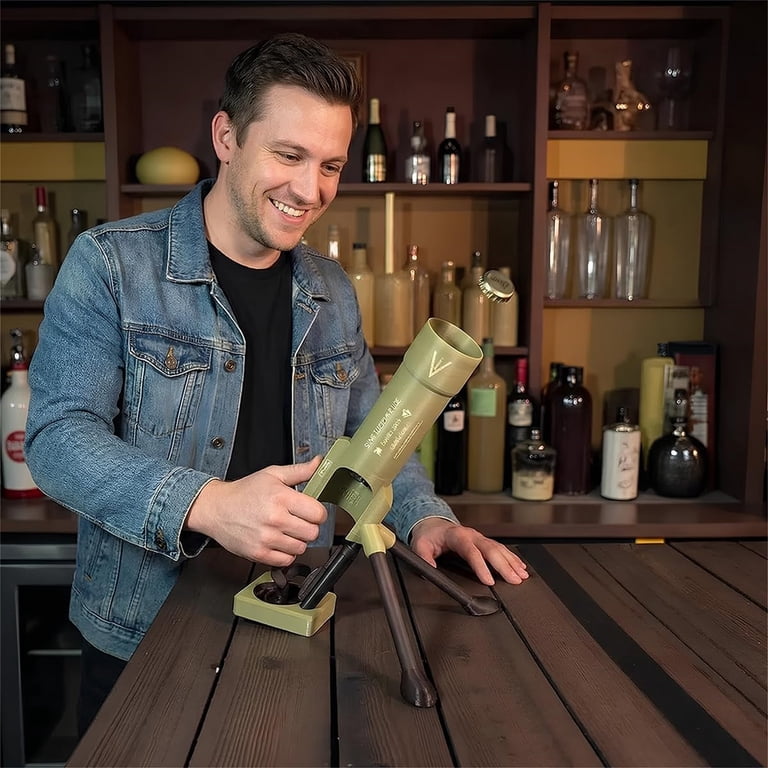 This mortar round once had a very different purpose, but today it's been repurposed into something far more enjoyable-opening cold beers and starting good conversations. 🍻💥 Grab it from Bio! 😍 or