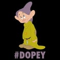 thumbnail image 2 of Men's Snow White and the Seven Dwarfs Hashtag Dopey  Graphic T-Shirt, 2 of 5