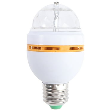 Rotating Party Light Bulb LED Bulbs Ball Stall Lights Colorful RGB Screw Base Strobe Disco Crystal