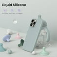 thumbnail image 3 of Compatible with iPhone 16 Pro Max Case 6.9", Slim Liquid Silicone 3 Layers Soft Gel Rubber Shockproof Protective Case with Anti-Scratch Microfiber Lining-Succulent, 3 of 13