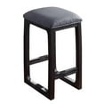 thumbnail image 4 of Acme Furniture Razo Counter Height Stool (1Pieces) in Fabric & Weathered Espresso Indoor, 4 of 8