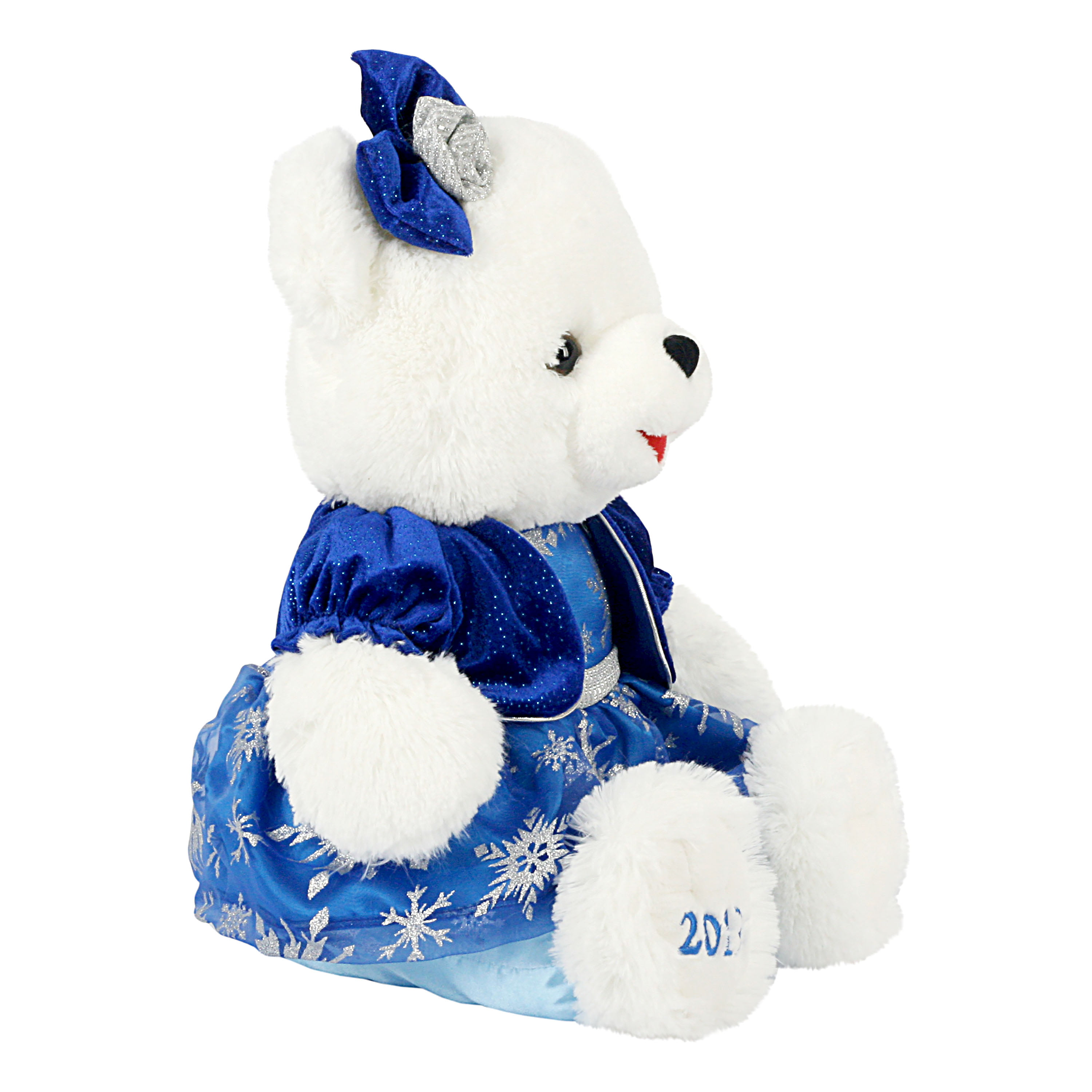Details about   Trim A Home 2016 White Teddy Bear in Blue Outfit Resin Christmas Ornament NWT 