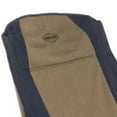 thumbnail image 3 of Kamp-Rite Portable Folding Outdoor Soft Arm Lounger Camping Chair, Navy/Tan, 3 of 4