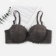 thumbnail image 2 of Hrsba Womens Plus Size Bra,Women's Sexy Lace Patchwork Bra With Breathable And Sagging Lightweight Underwear,Womens Casual Summer Bra,Womens Bra, 2 of 4