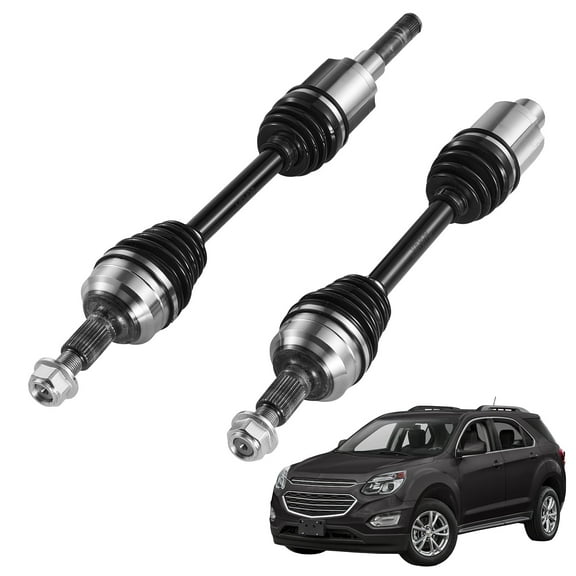 VEVOR CV Axle Shaft Assembly, 2 Pieces Front Left & Right (Driver and Passenger Side), Automotive Replacement Joint Axles Pair Compatible with 2010-2017 Chevrolet Equinox, Alloy Steel & Carbon Steel
