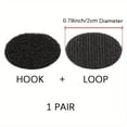 thumbnail image 5 of 200 Pcs(100pairs) 20mm Diameter Self-Adhesive Transparent and Black Hook and Loop Dots Strong Perfect Adhesive Sticker for Classroom, Office, and Home.Mother's Day Gift,Handmade, 5 of 5