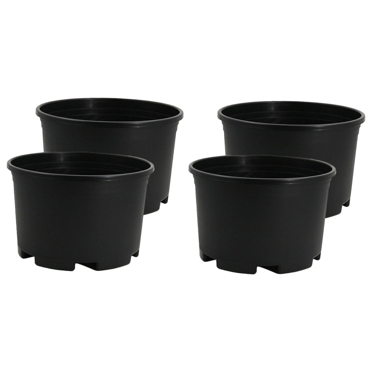 Raindrops 4 pcs  Extra Large Plastic Planter Gardening Plant Pot Portable Large Plant Flowerpot