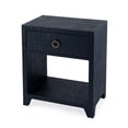 thumbnail image 2 of Butler Specialty Company Table de Chevet Asos en Raphia 1 Tiroir - Bleu Marine, 2 of 9