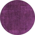 thumbnail image 1 of Ahgly Company Indoor Round Abstract Purple Modern Area Rugs, 6' Round, 1 of 4