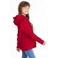 thumbnail image 3 of The Hanes Youth 78 oz EcoSmart 50/50 Pullover Hood - DEEP RED - XL, 3 of 4