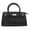 Black, variant on Pebble Grain Handbag Purse with Removable Crossbody Strap (Women)