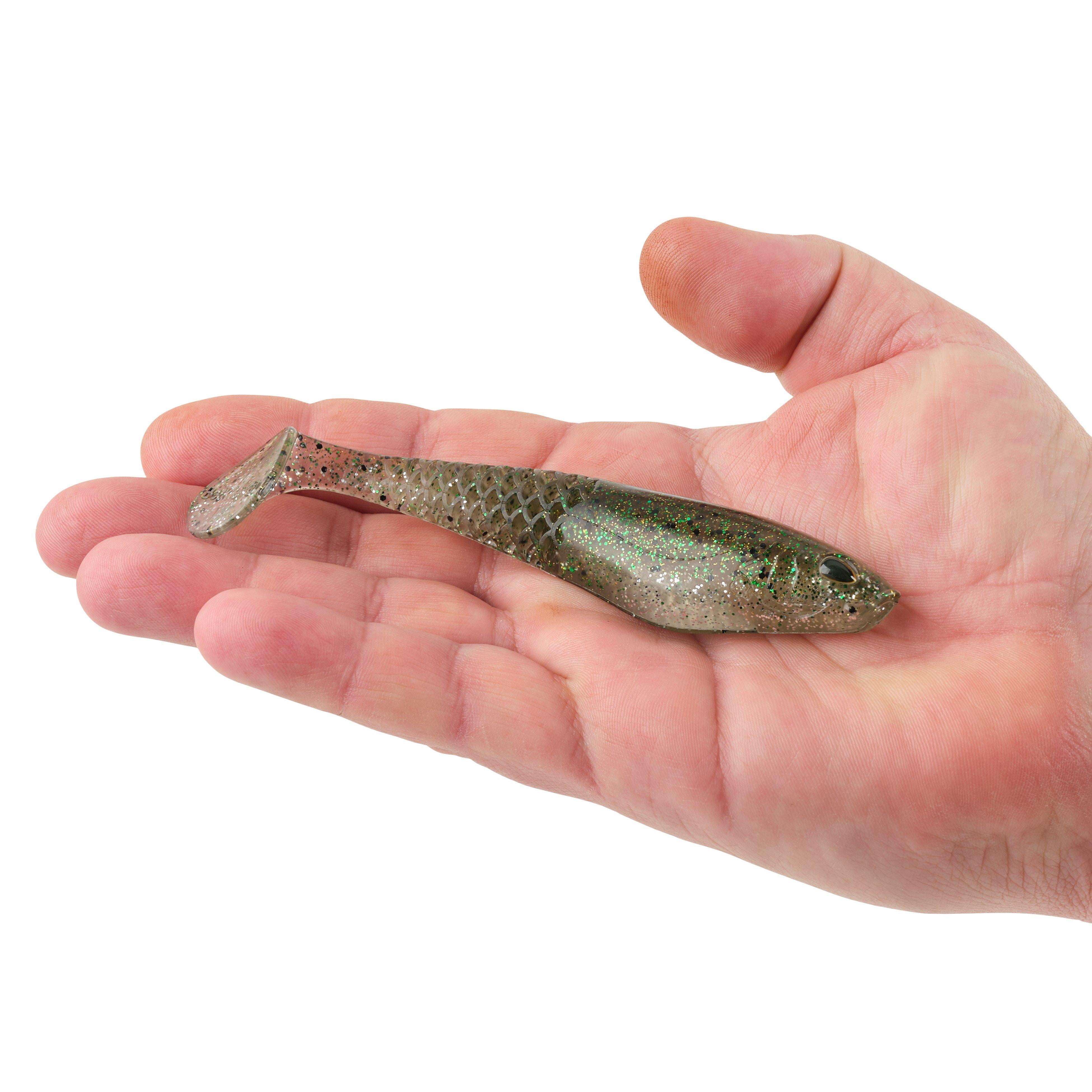 Berkley PowerBait® Saltwater CullShad, 5 in, Silver Flash